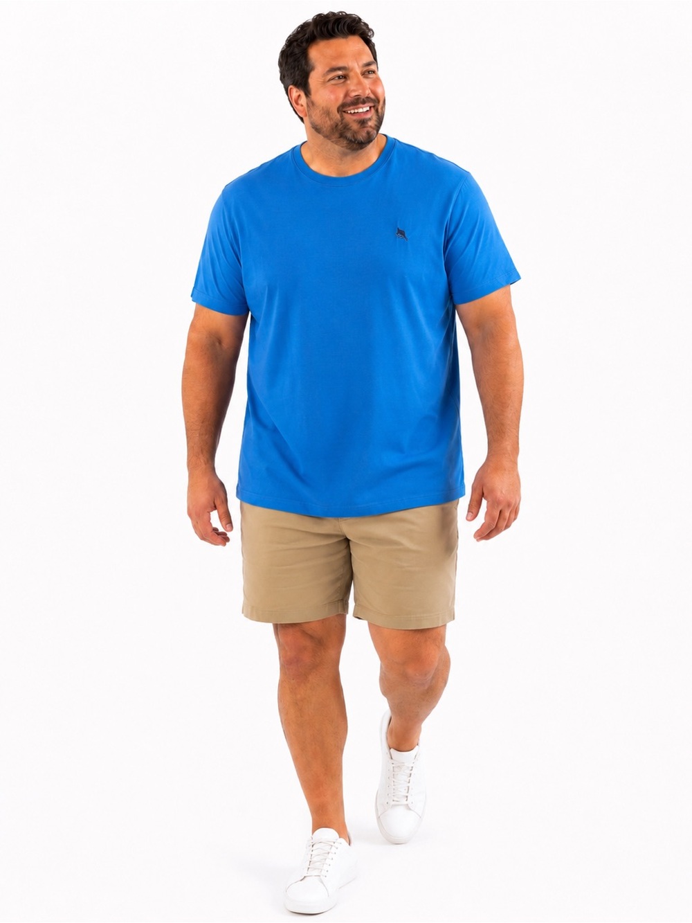Tommy Bahama XLT Tall Blue Stretch Tee Big & Tall Relaxed Casual Essential